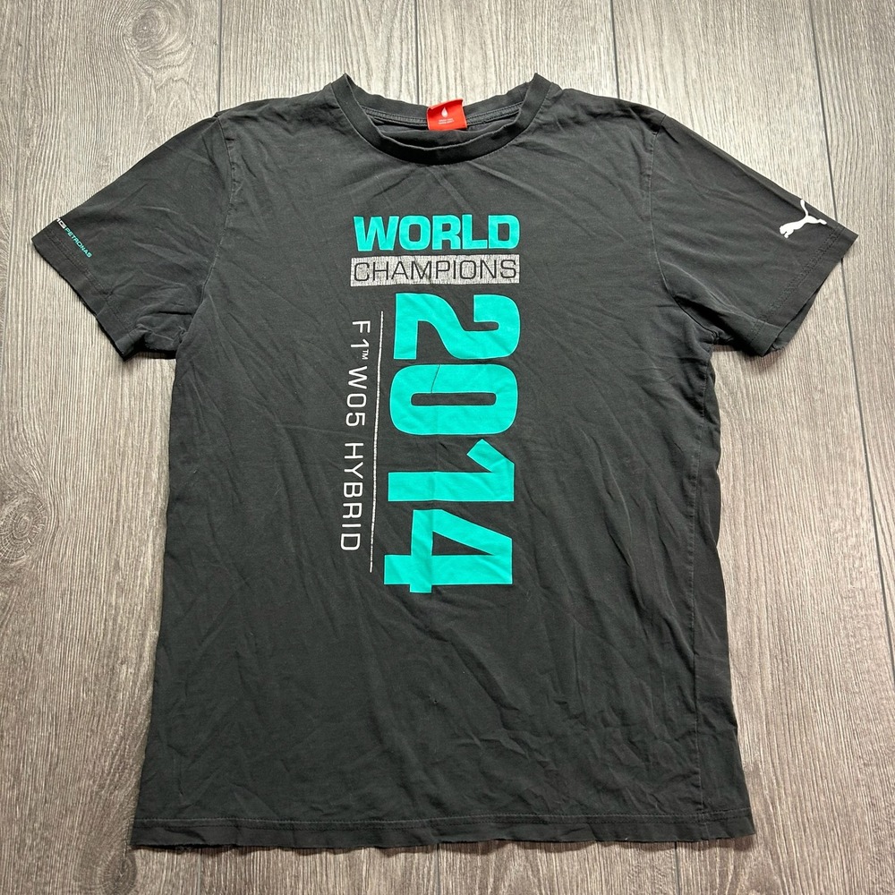 Puma Mercedes AMG Petronas F1 Medium 2014 World Champions W05 Hybrid T-Shirt Men